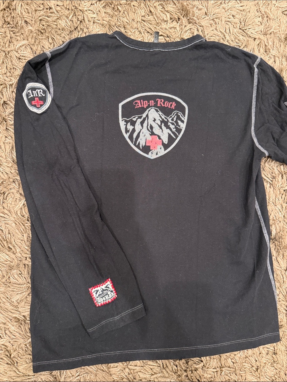 ALP-N-ROCK Bock  Long Sleeve Size Large